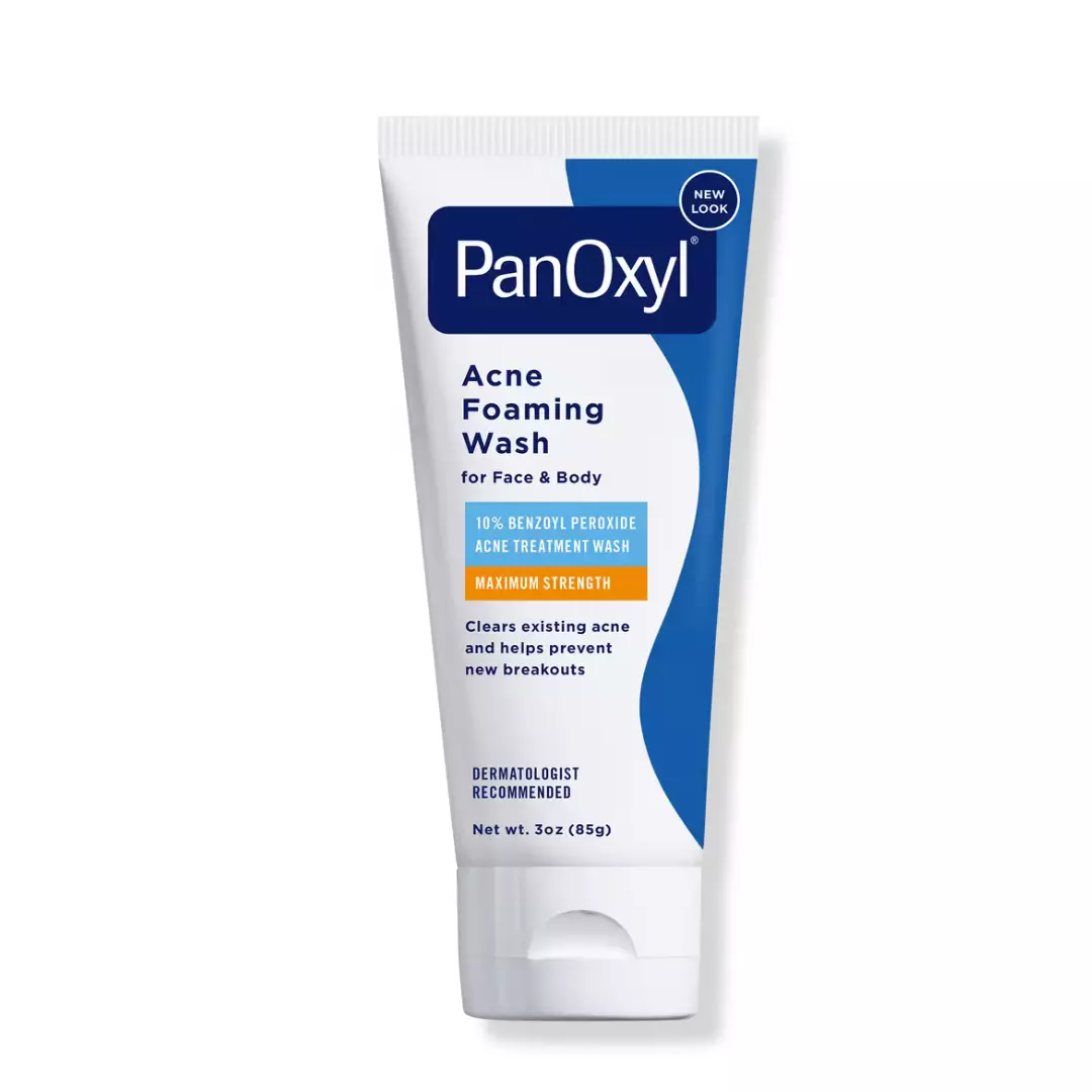 PanOxyl Acne Foaming Wash Benzoyl Peroxide 10% Maximum Strength 85g