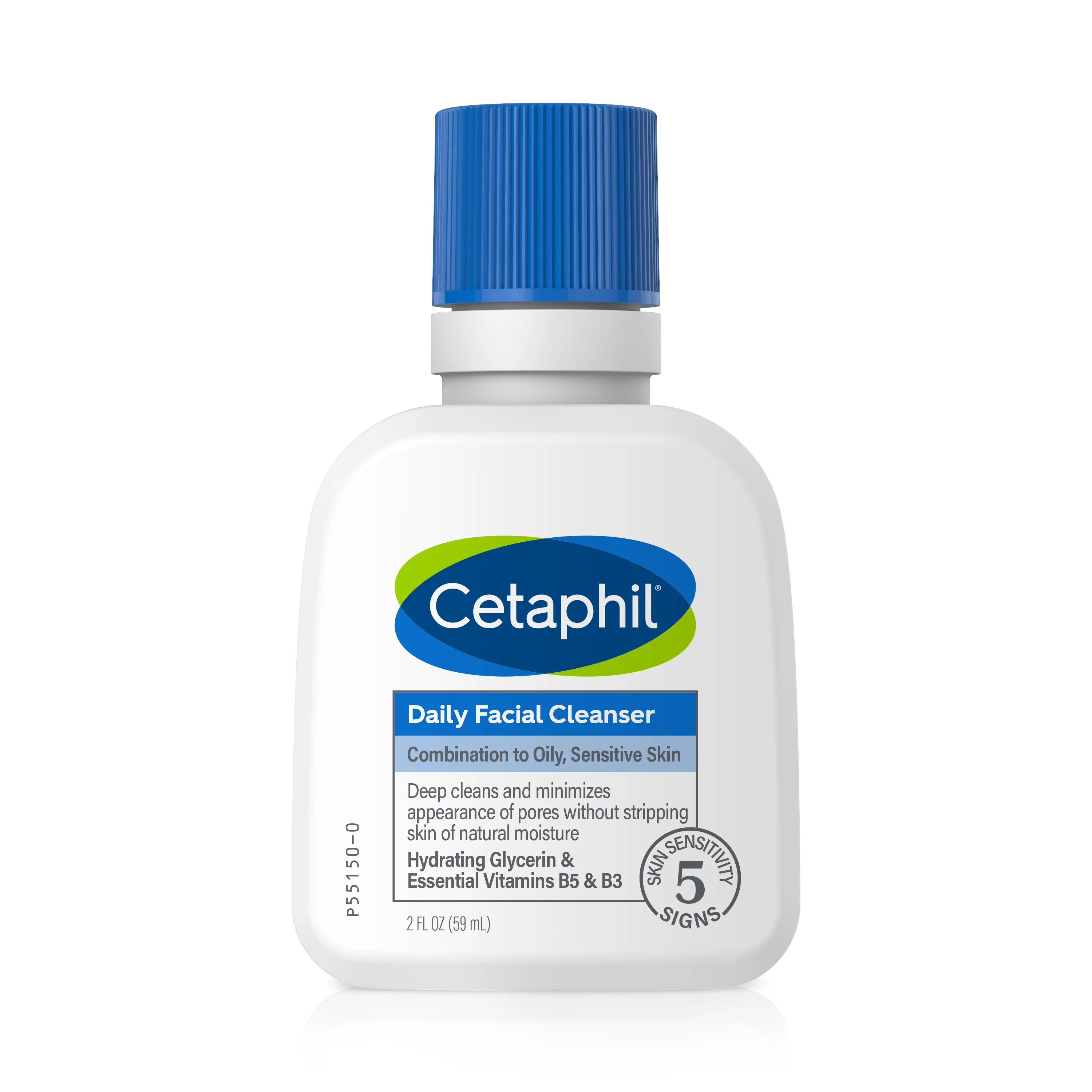 Cetaphil Daily Facial Cleanser for Combination to Oily, Sensitive Skin 59ml