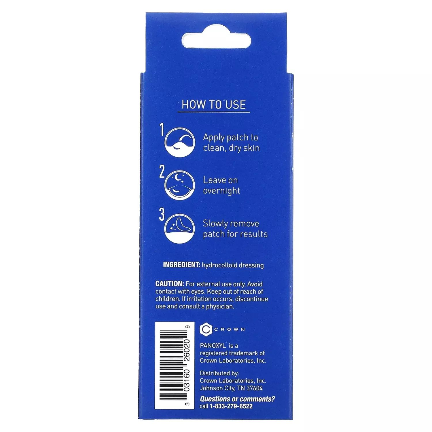 PanOxyl PM Overnight Spot Patches 20ct