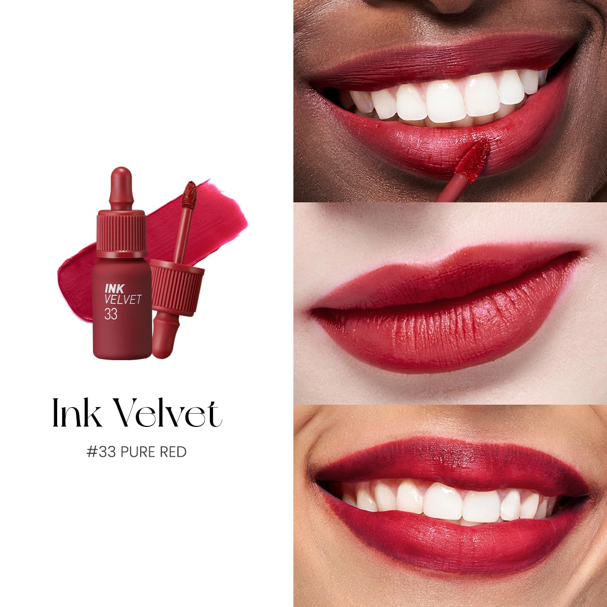 Peripera Ink Velvet Lip Tint #33 PURE RED
