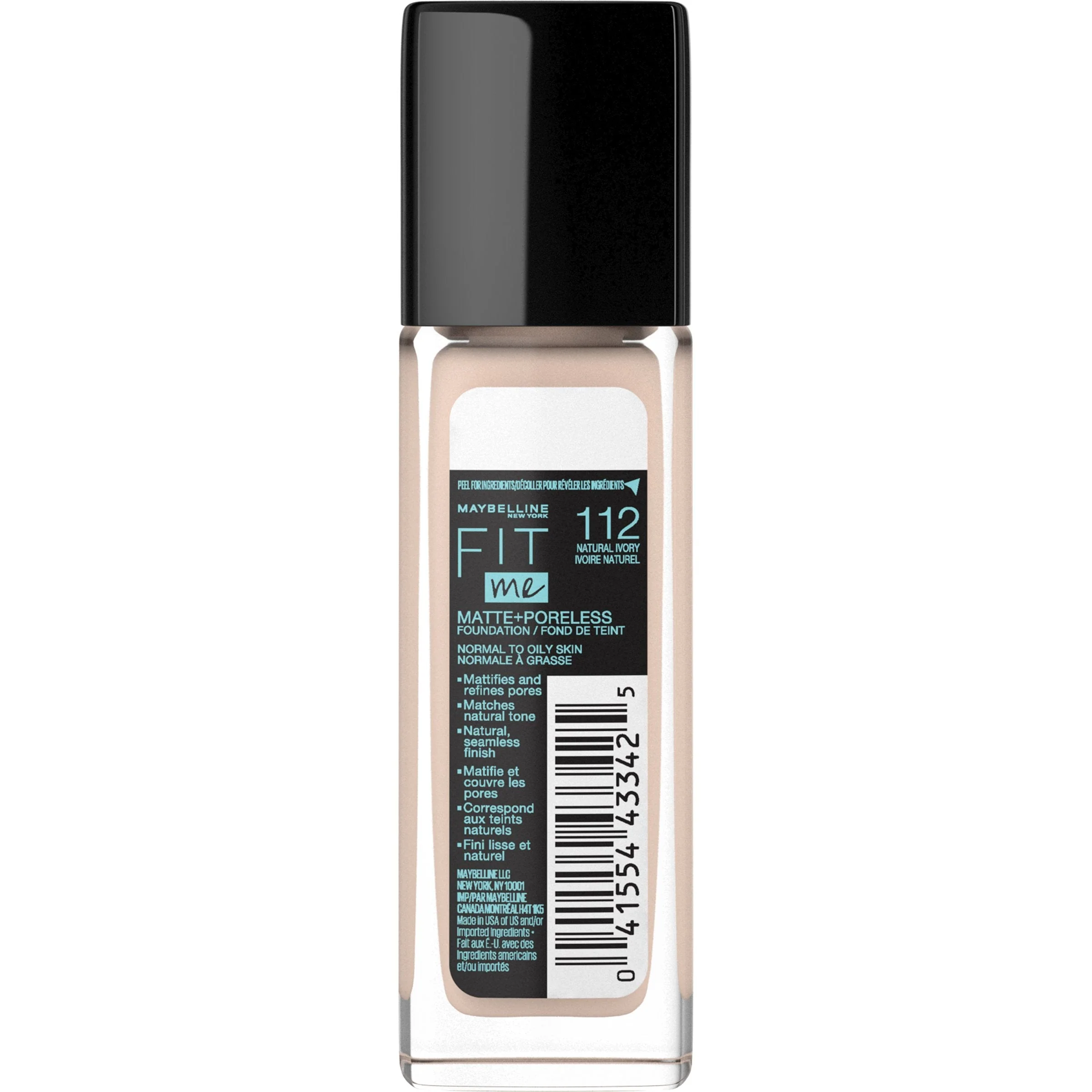 Maybelline Fit Me Foundation - 112 NATURAL IVORY IVORE NATUREL