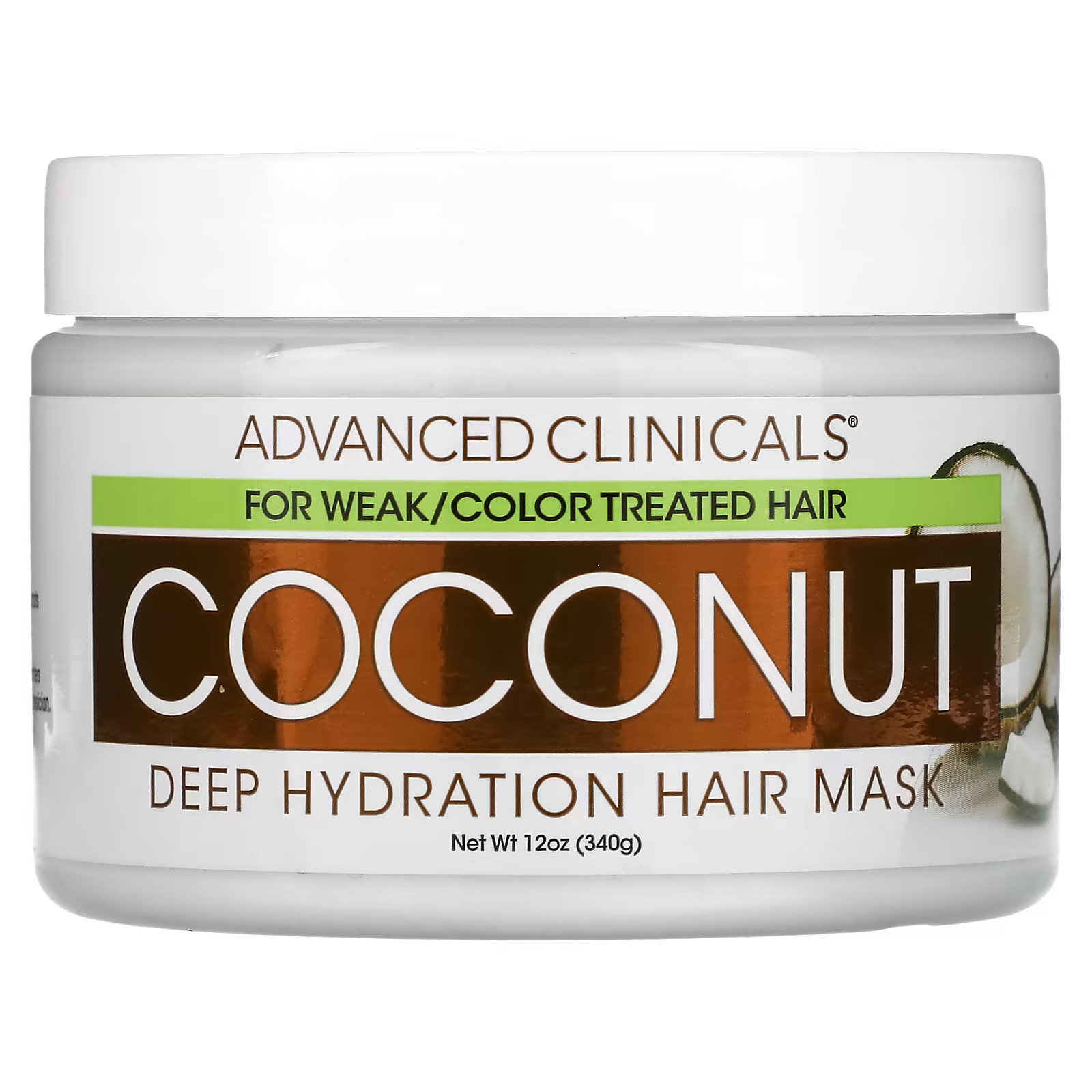 Advanced Clinicals Coconut Deep Hydration Hair Mask