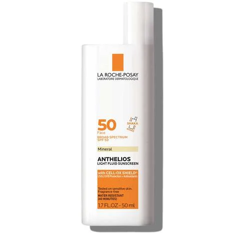 La Roche Posay Anthelios Mineral Zinc Oxide Light Fluid Sunscreen SPF 50