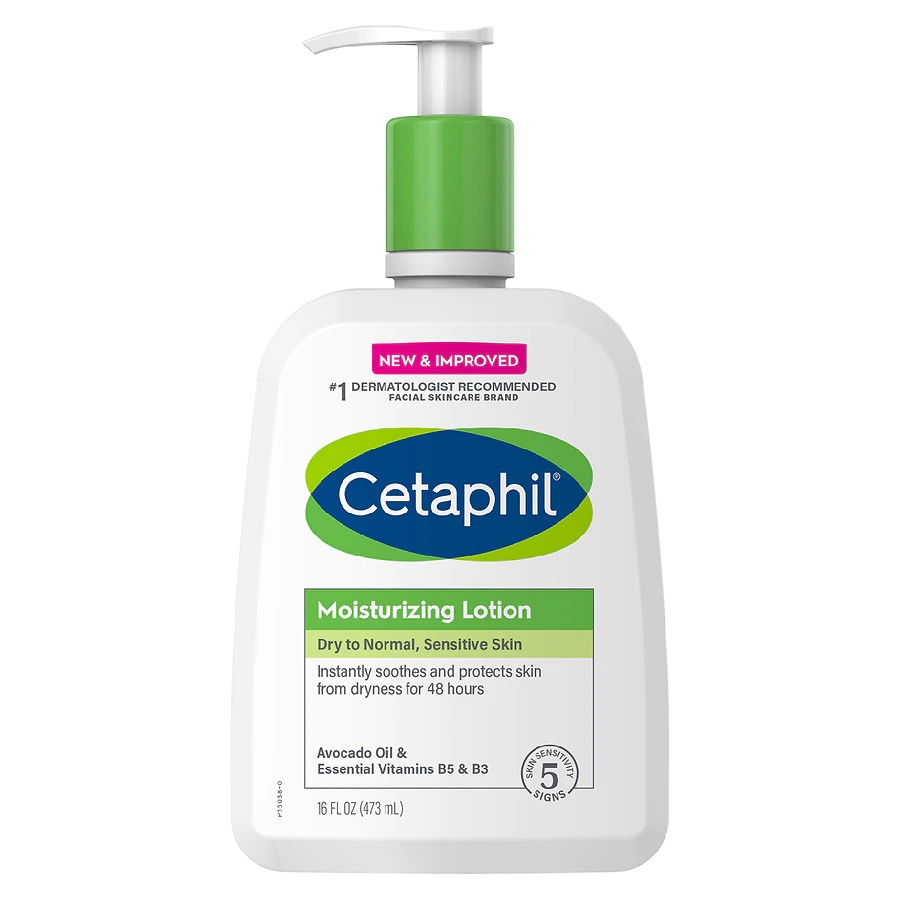 Cetaphil Moisturizing Lotion For Dry to Normal, Sensitive Skin 473ml