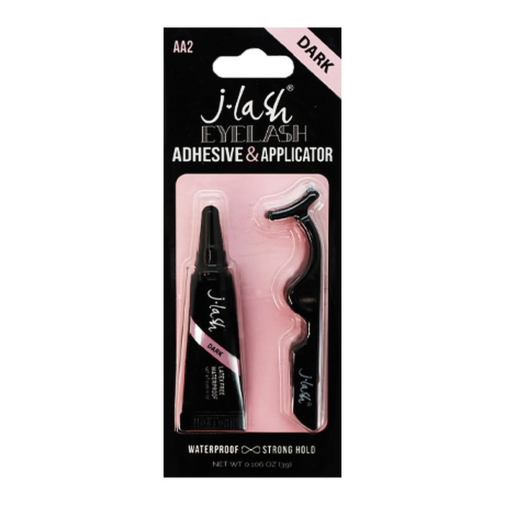 J Lash Eyelash Adhesive & Applicator - Dark