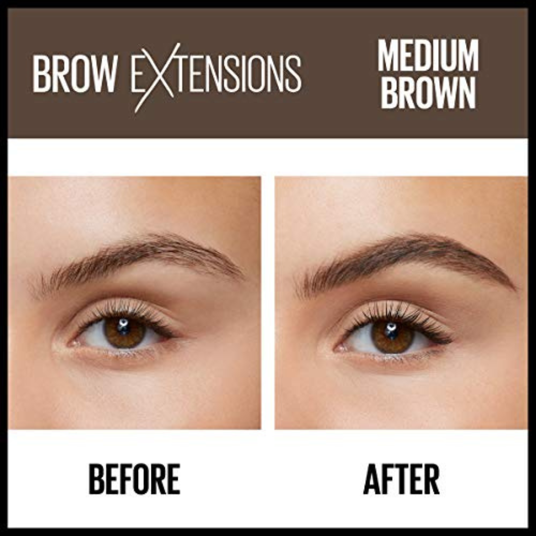 Maybelline Brow Extensions Fiber Pomade Eyebrow Crayon - 257 Medium Brown