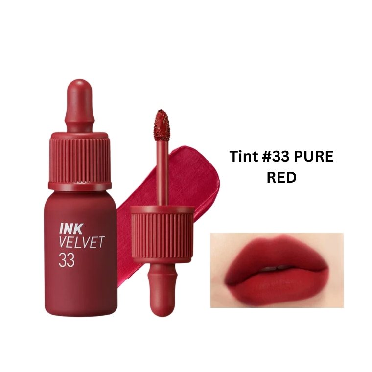 Peripera Ink Velvet Lip Tint #33 PURE RED