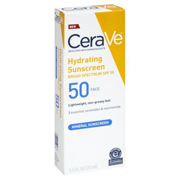 Cerave Hydrating Mineral Sunscreen SPF 50 Body Lotion