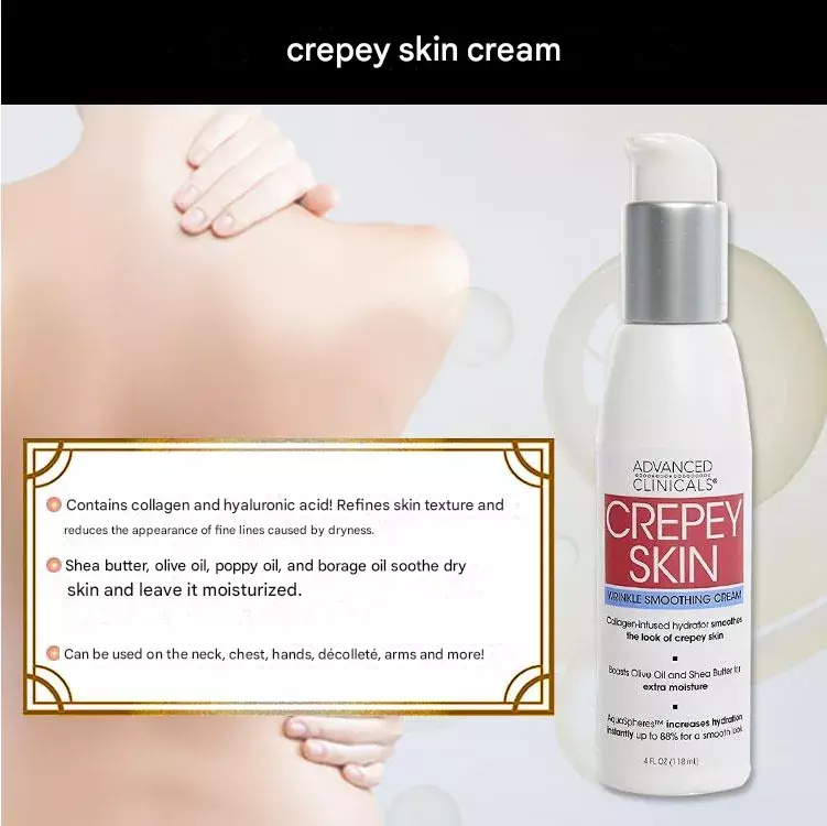 Advanced Clinicals Crepey Skin Wrinkle Smoothing Cream